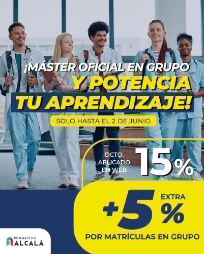 Imagen Hasta el 2 de Junio, las matrículas en grupo de tu Máster Oficial por 2820€