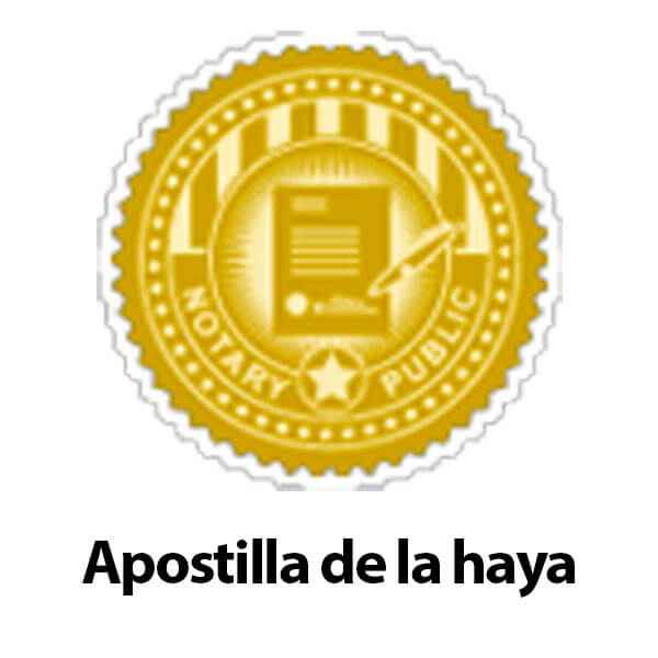 Imagen: Apostilla de la haya