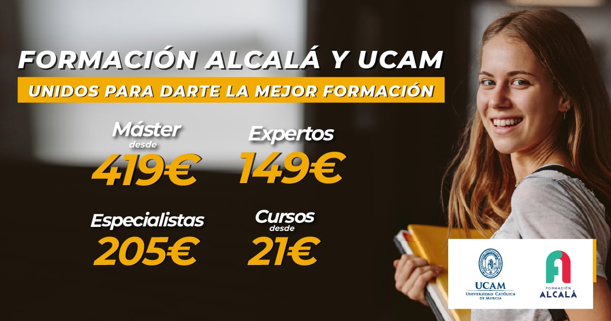 Formación Alcalá y UCAM, Unidos Para Darte la Mejor Formación