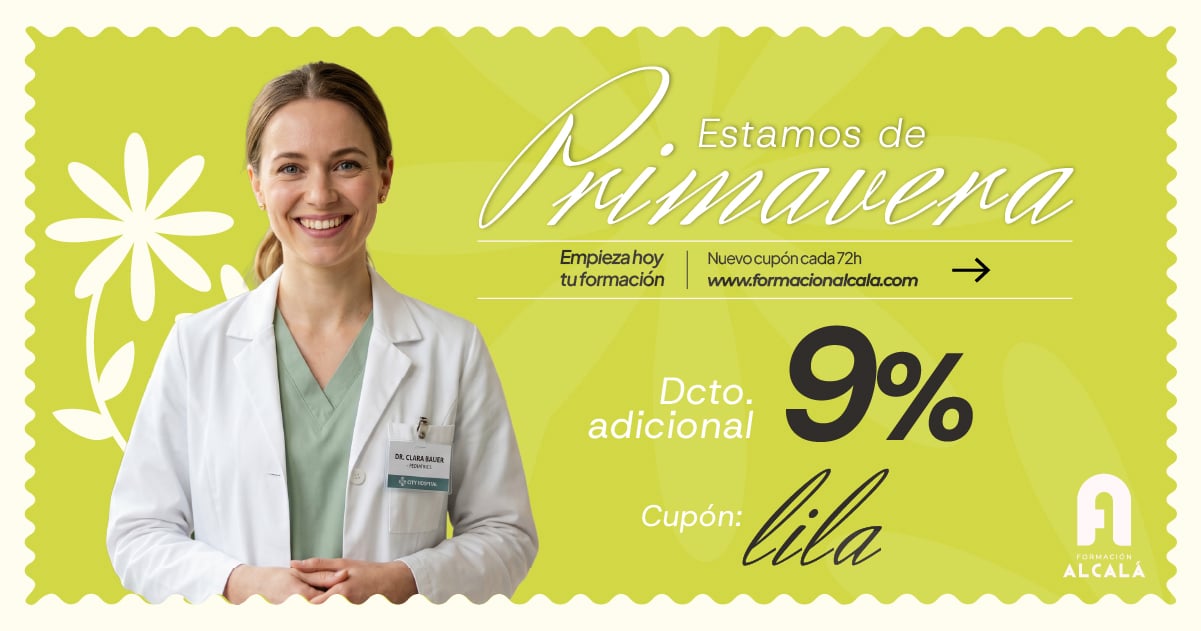 Banner Descuentos Primaverales en Formación Alcalá