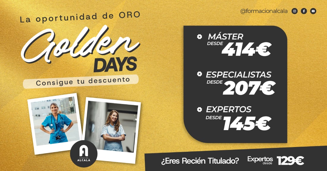 Banner Vuelven los Golden Days a Formación Alcalá