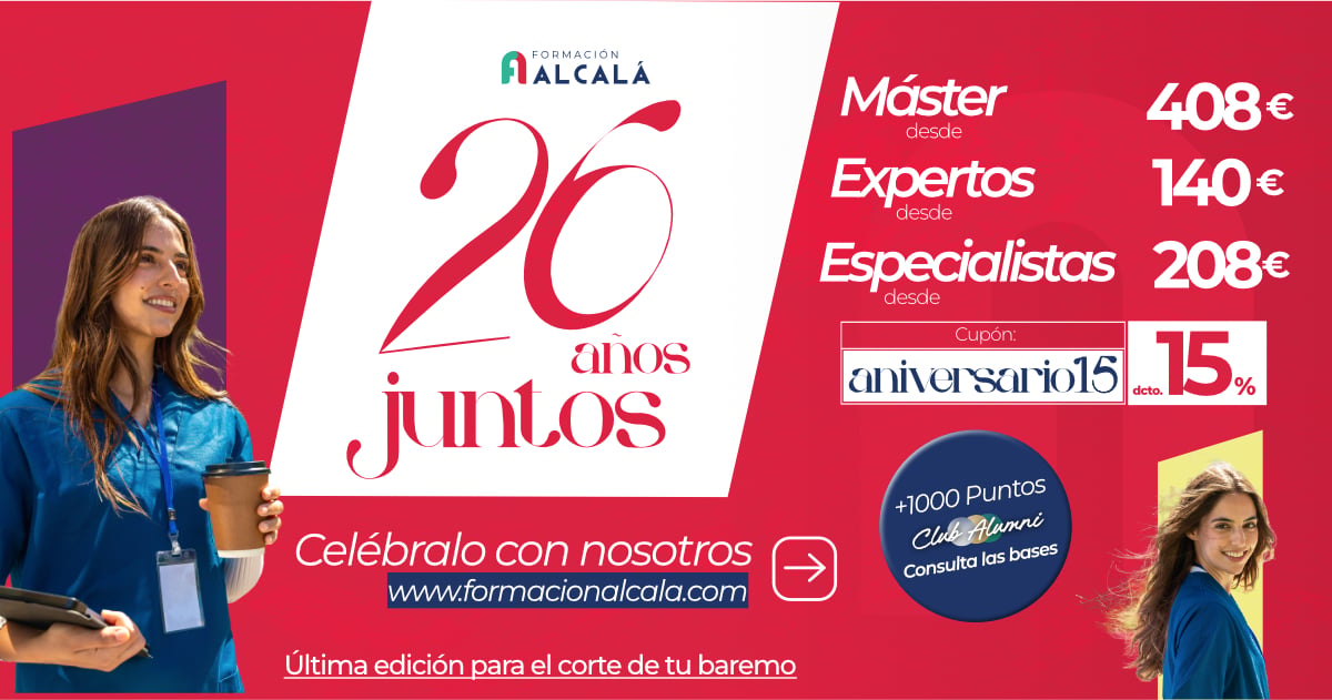 Descuentos de Aniversario en Formación Alcalá