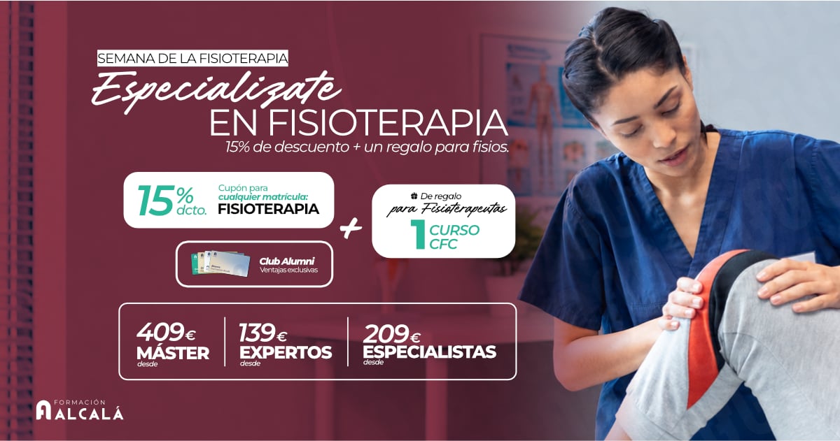 Banner Semana de la Fisioterapia en Formación Alcalá
